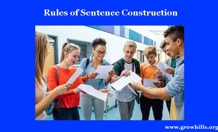 MCQs on Sentence Correction Rules of Sentence Construction