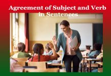 Agreement of Subject and Verb in Sentences Agreement of Subject and Verb in Sentences