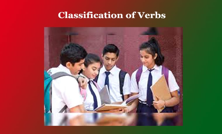 Classification of Verbs 1 Classification of Verbs