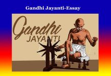 Gandhi Jayanti-Essay Gandhi Jayanti-Essay