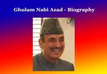 Ghulam Nabi Azad – Biography Ghulam Nabi Azad - Biography