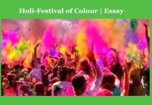 Holi-Festival of Colour | Essay Holi-Festival of Colour Essay