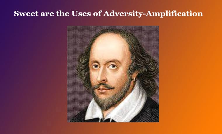 Sweet are the Uses of Adversity-Amplification 1 Sweet are the Uses of Adversity-Amplification