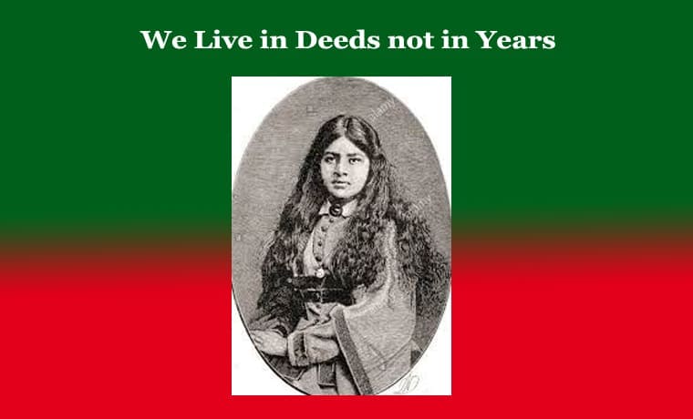 We Live in Deeds not in Years - Elaboration 1 We Live in Deeds not in Years - Elaboration