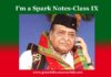 I’m a Spark Notes-Class IX I'm a Spark Notes-Class IX